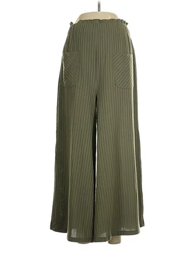 Pre-owned New In Casual Pants In Green