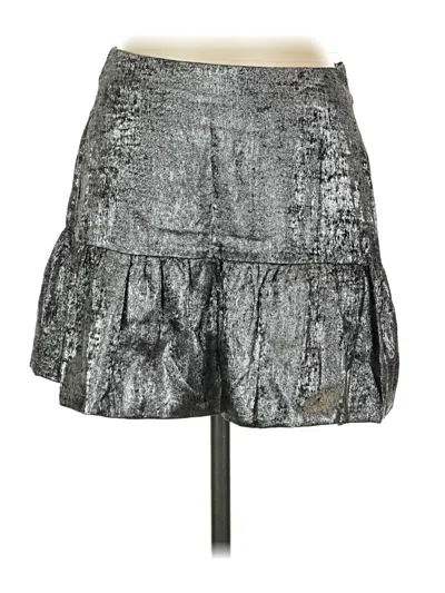 Pre-owned New In Casual Skirt In Silver