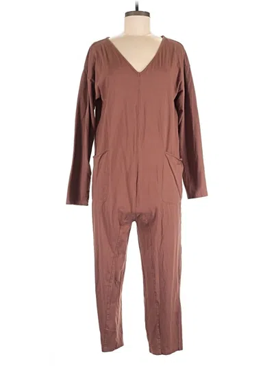 Pre-owned New In Jumpsuit In Brown