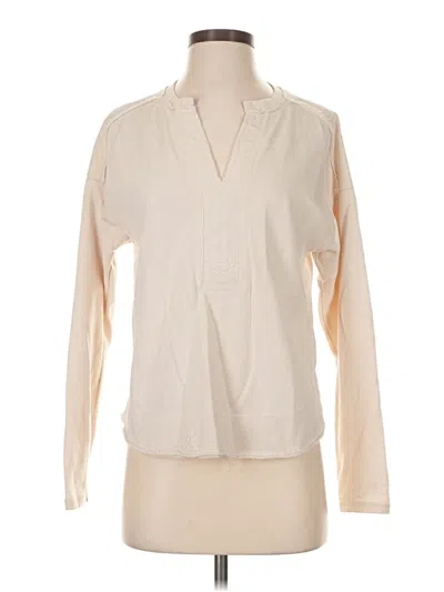 Pre-owned New In Long Sleeve Polo Shirt In Ivory
