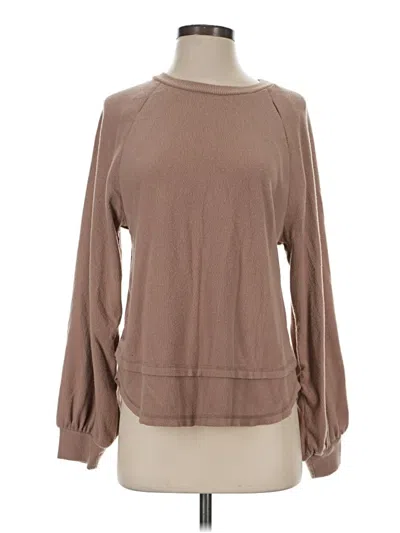 Pre-owned New In Long Sleeve Top Brown Turtleneck Tops