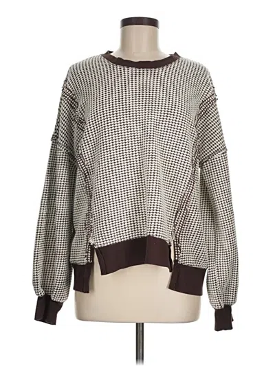 Pre-owned New In Pullover Sweater In Brown