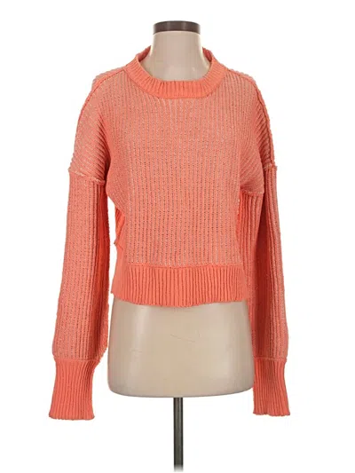Pre-owned New In Pullover Sweater In Orange