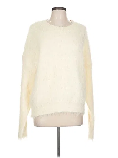 Pre-owned New In Pullover Sweater In White