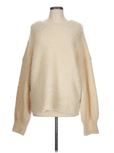 Pre-owned New In Pullover Sweater In White