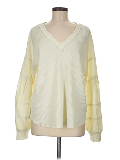 Pre-owned New In Pullover Sweater In Yellow
