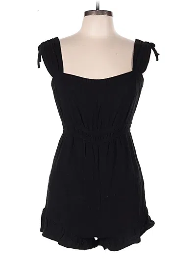 Pre-owned New In Romper In Black