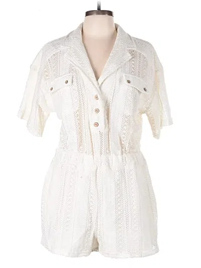 Pre-owned New In Romper In White