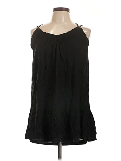 Pre-owned New In Sleeveless Blouse In Black