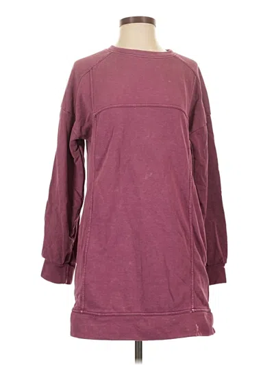 Pre-owned New In Sweatshirt In Burgundy