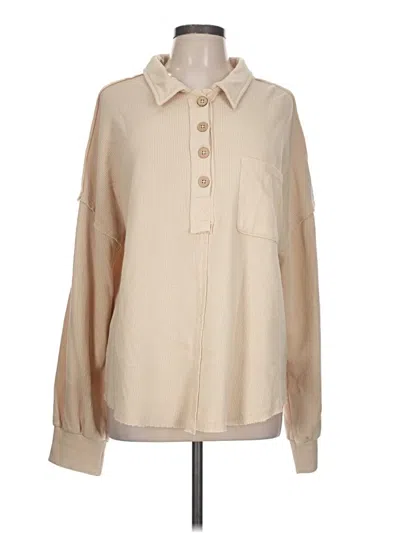 Pre-owned New In Sweatshirt In Tan