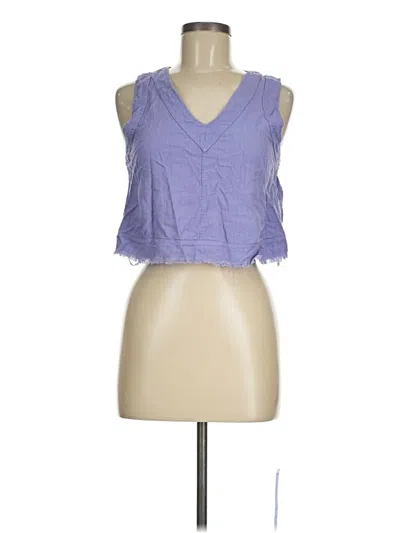 Pre-owned New In Tank Top Purple Halter Neckline Tops