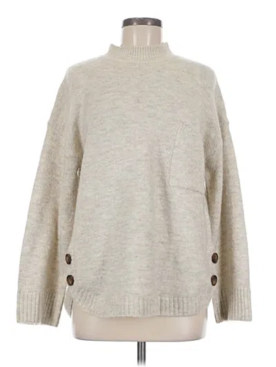 Pre-owned New In Turtleneck Sweater In Gray