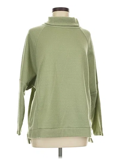 Pre-owned New In Turtleneck Sweater In Green
