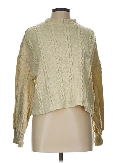 Pre-owned New In Turtleneck Sweater In Ivory