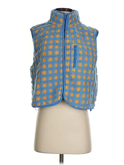 Pre-owned New In Vest In Blue