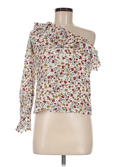 Pre-owned New Look 3/4 Sleeve Blouse In Ivory