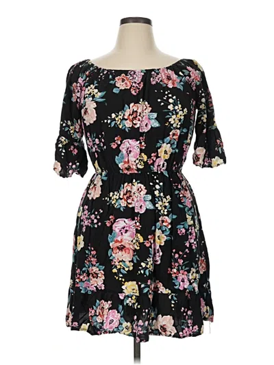 Pre-owned New Look Casual Dress In Black