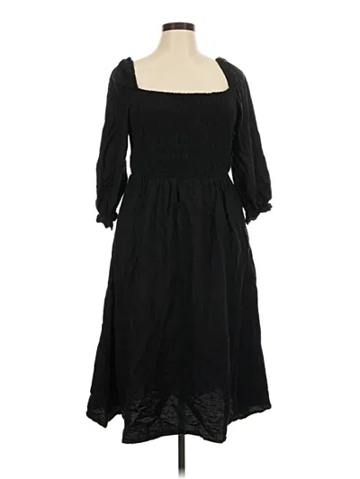 Pre-owned New Look Casual Dress In Black