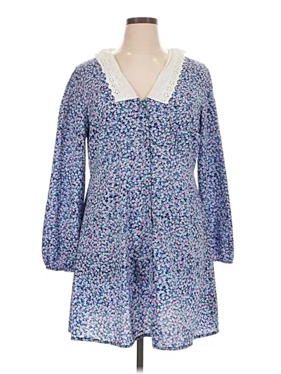 Pre-owned New Look Casual Dress In Blue