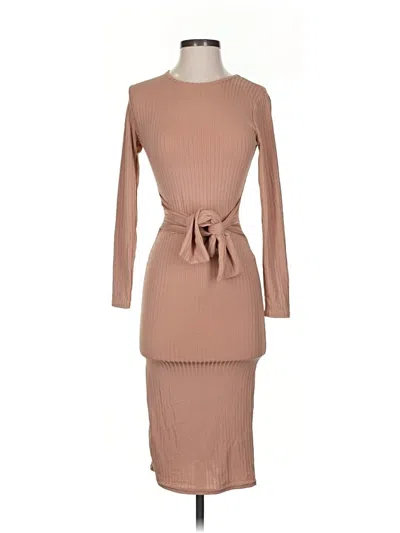 Pre-owned New Look Casual Dress In Brown