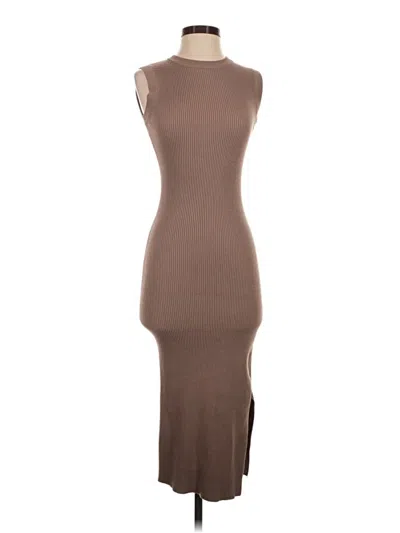 Pre-owned New Look Casual Dress In Brown
