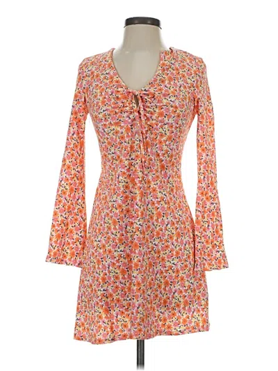 Pre-owned New Look Casual Dress In Orange