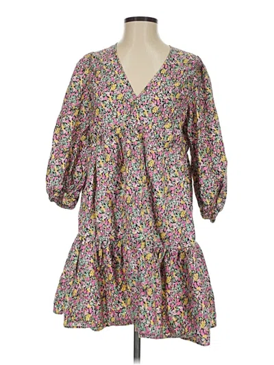 Pre-owned New Look Casual Dress In Purple