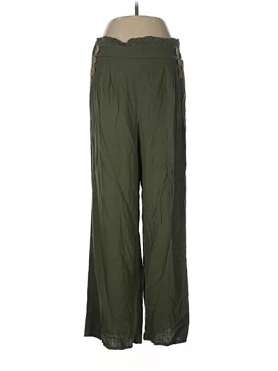 Pre-owned New Look Casual Pants In Green