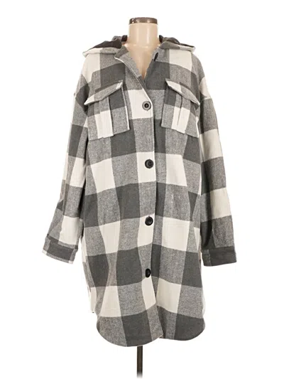 Pre-owned New Look Coat In Gray