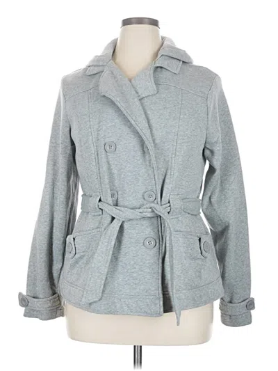 Pre-owned New Look Coat In Gray