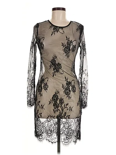 Pre-owned New Look Cocktail Dress In Black