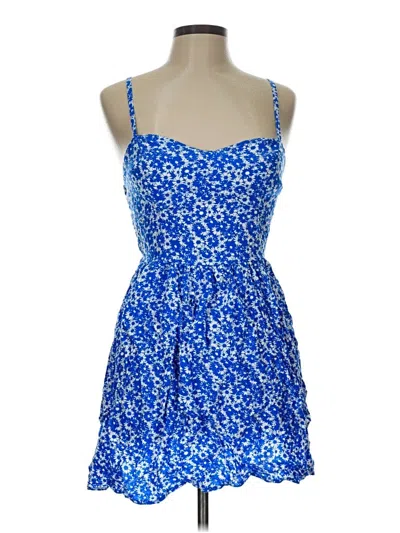 Pre-owned New Look Cocktail Dress In Blue