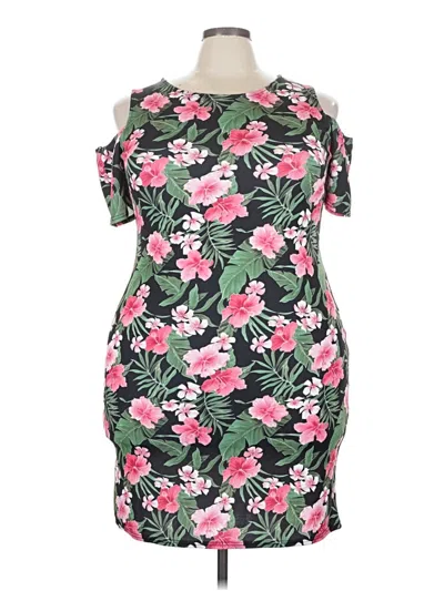 Pre-owned New Look Cocktail Dress In Green
