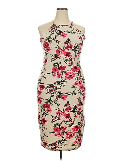 Pre-owned New Look Cocktail Dress In Tan