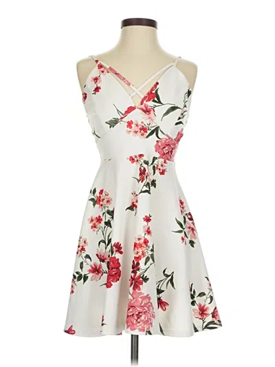 Pre-owned New Look Cocktail Dress In White