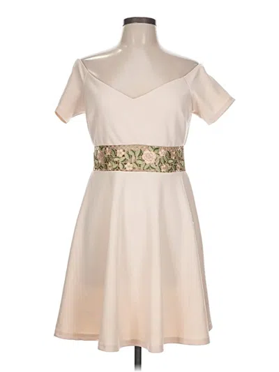 Pre-owned New Look Cocktail Dress In White