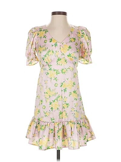 Pre-owned New Look Cocktail Dress In Yellow