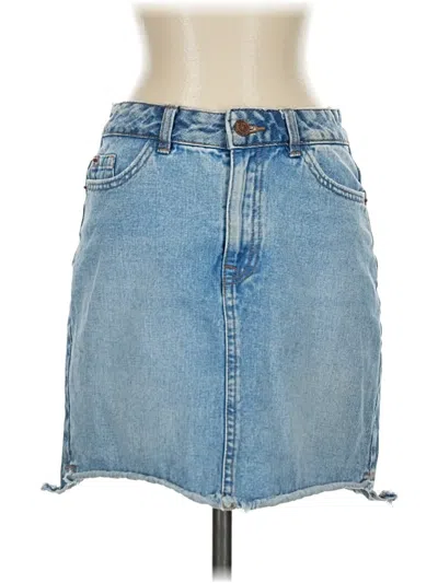 Pre-owned New Look Denim Skirt In Blue