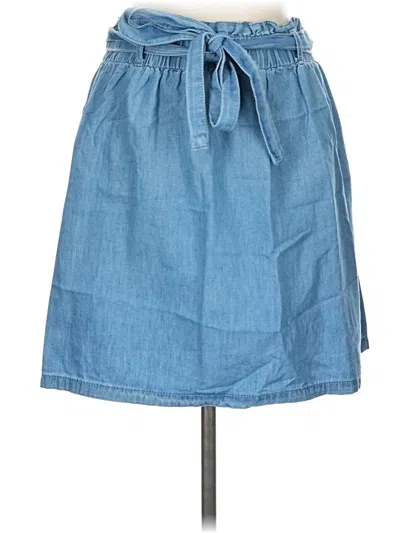 Pre-owned New Look Denim Skirt In Blue