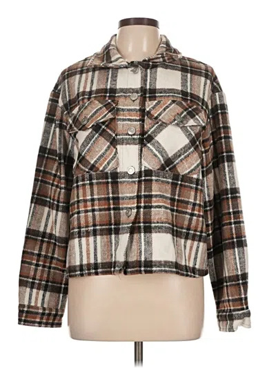 Pre-owned New Look Jacket In Brown