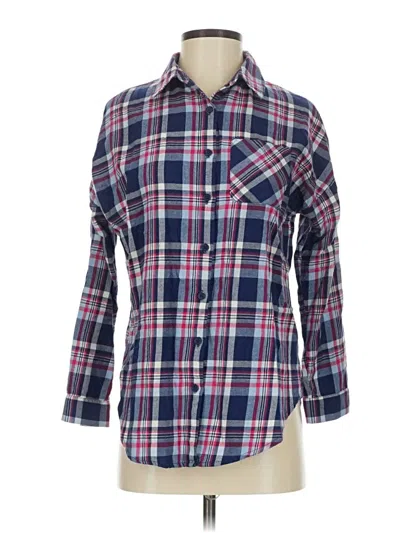 Pre-owned New Look Long Sleeve Button Down Shirt In Blue