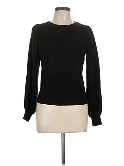 Pre-owned New Look Long Sleeve Top Black Turtleneck Tops