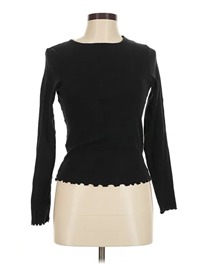 Pre-owned New Look Long Sleeve T-shirt In Black