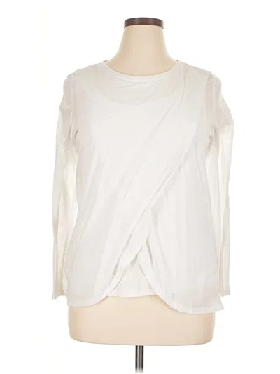 Pre-owned New Look Long Sleeve T-shirt In White