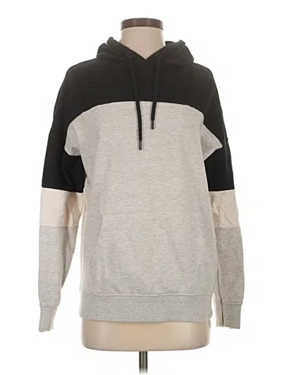 Pre-owned New Look Pullover Hoodie In Gray