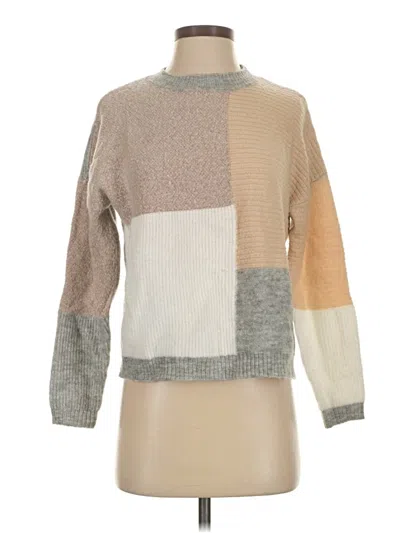 Pre-owned New Look Pullover Sweater In Tan