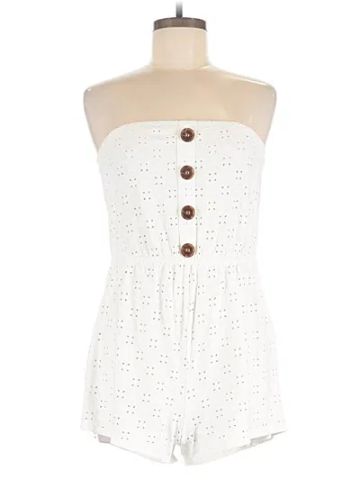 Pre-owned New Look Romper In White