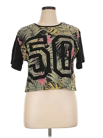 Pre-owned New Look Short Sleeve T-shirt In Gold