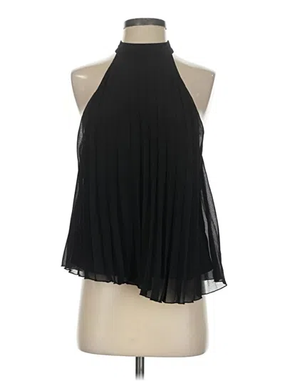 Pre-owned New Look Sleeveless Blouse In Black